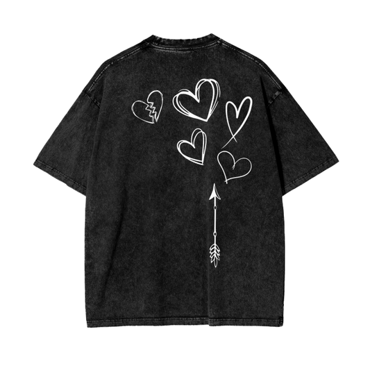 (HEART ARROW) Oversized, Vintage T-shirt