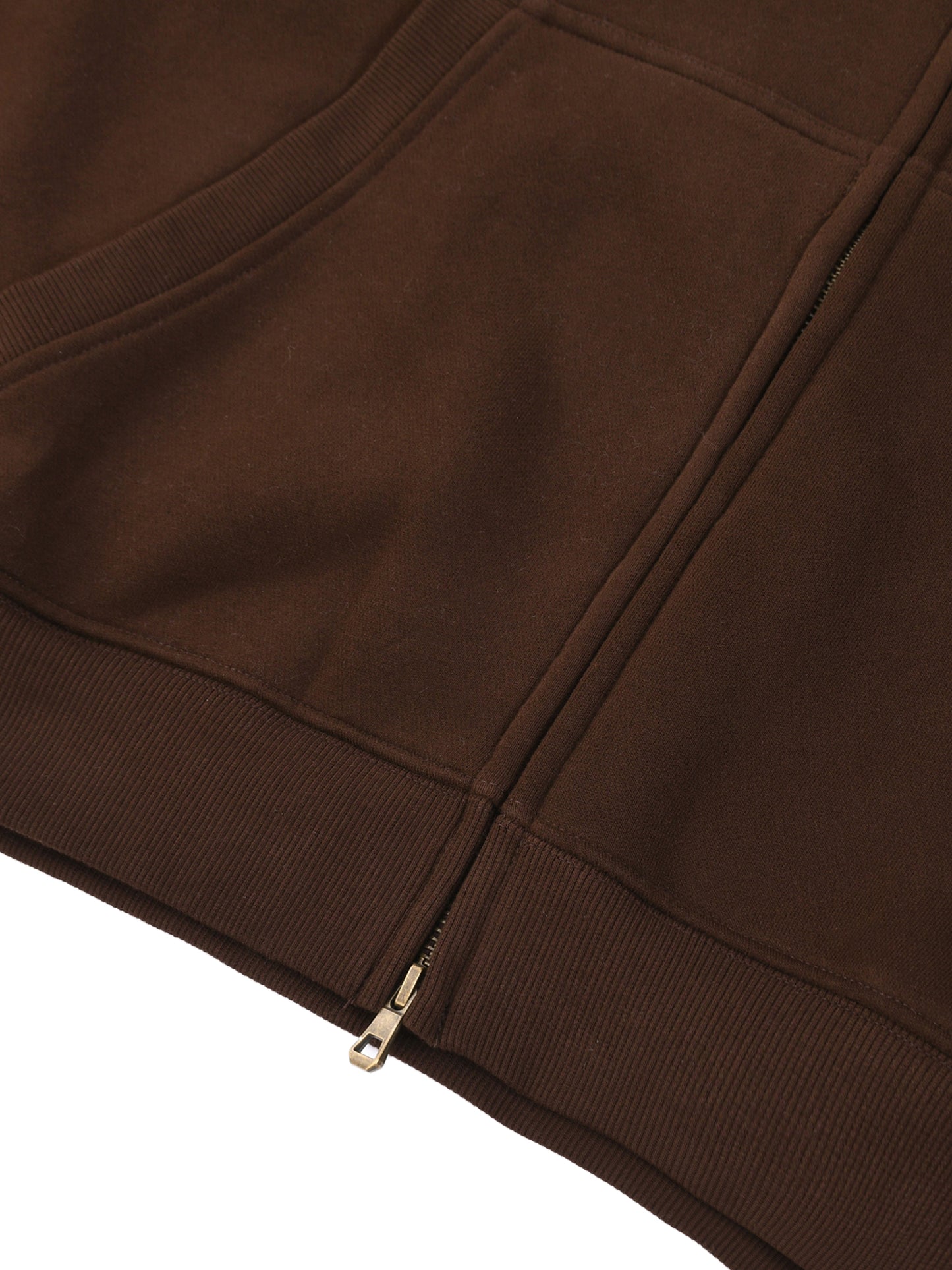 (Signature) Box Cut, Zip Up Hoodie